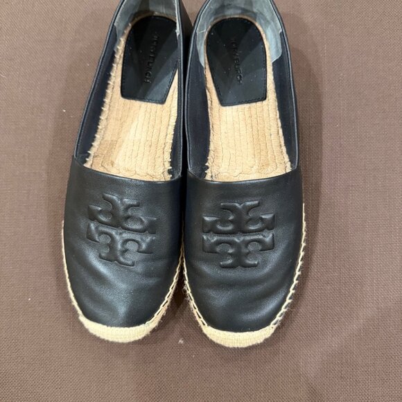 Tory Burch Shoes - Tory Burch - Black Logo Espadrilles - Excellent condition